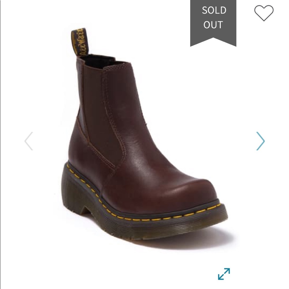 DR. MARTENS OATES LEATHER CHELSEA BOOT